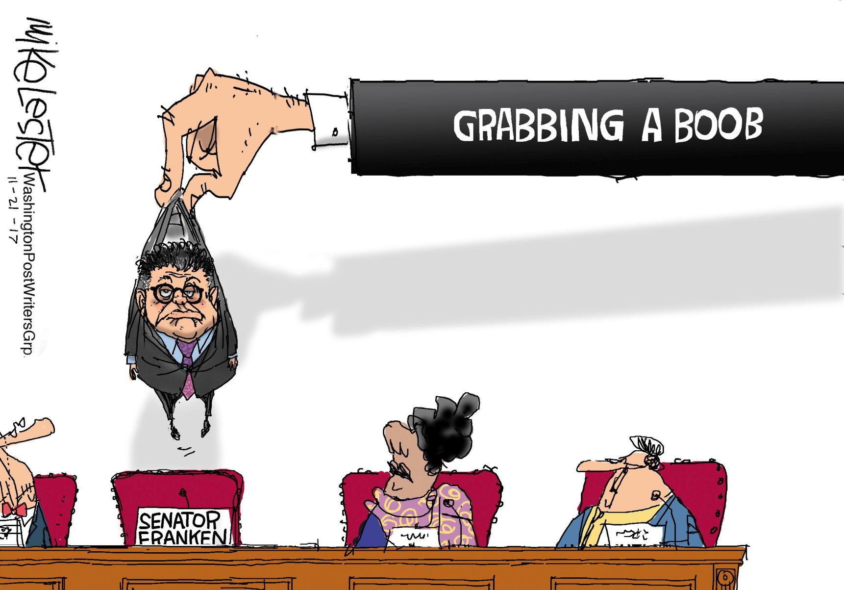 Mike Lester cartoon